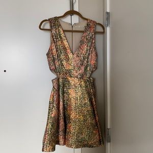 Multi colored- cut out Alice + Olivia Dress, size 4